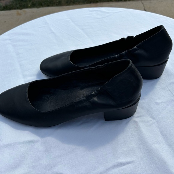 Eileen Fisher Winn Pump Women's Block Heel Shoes in BLACK Size 9.5 - Picture 2 of 10